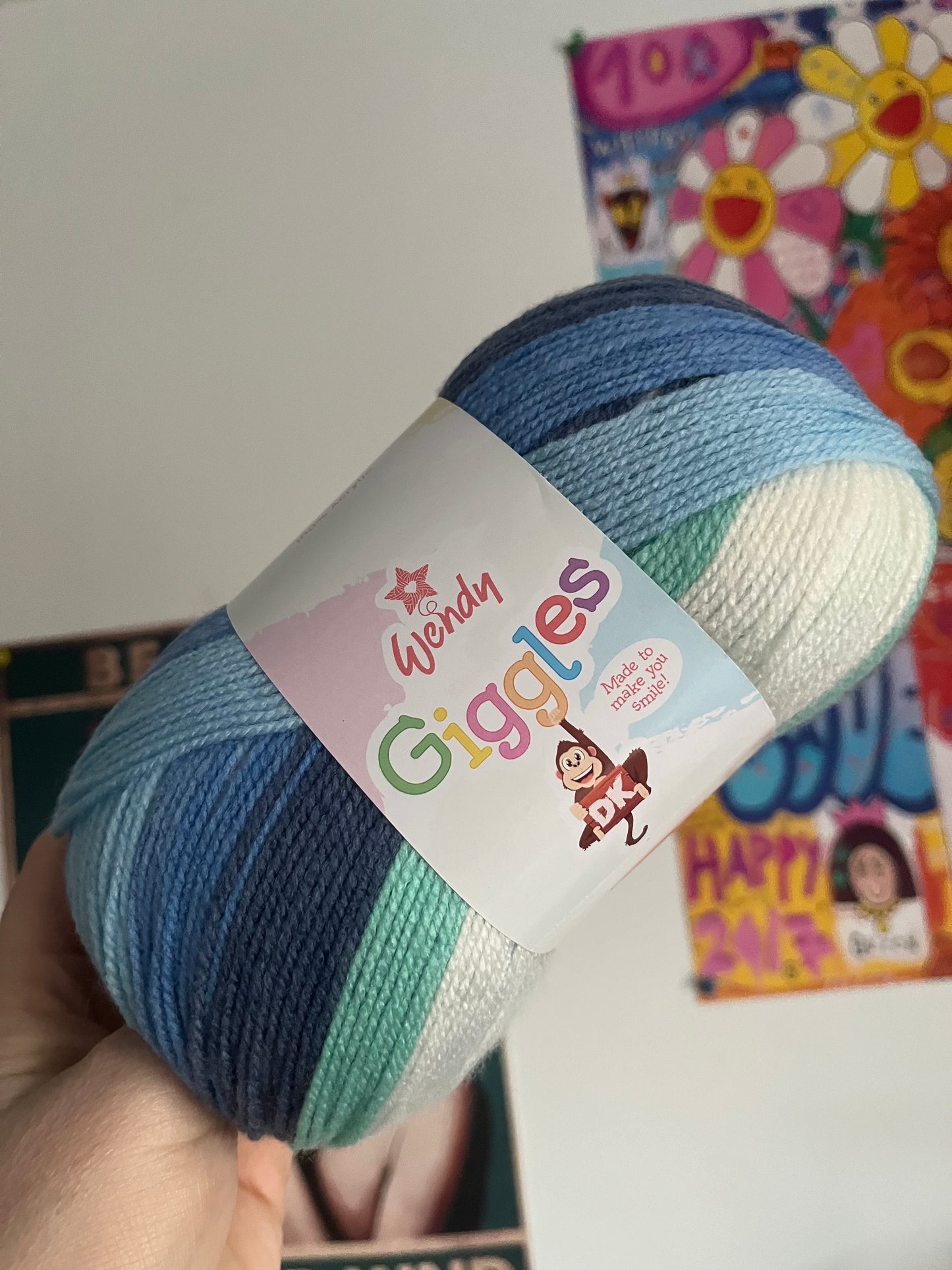 Wendy Giggles DK Varigated yarn