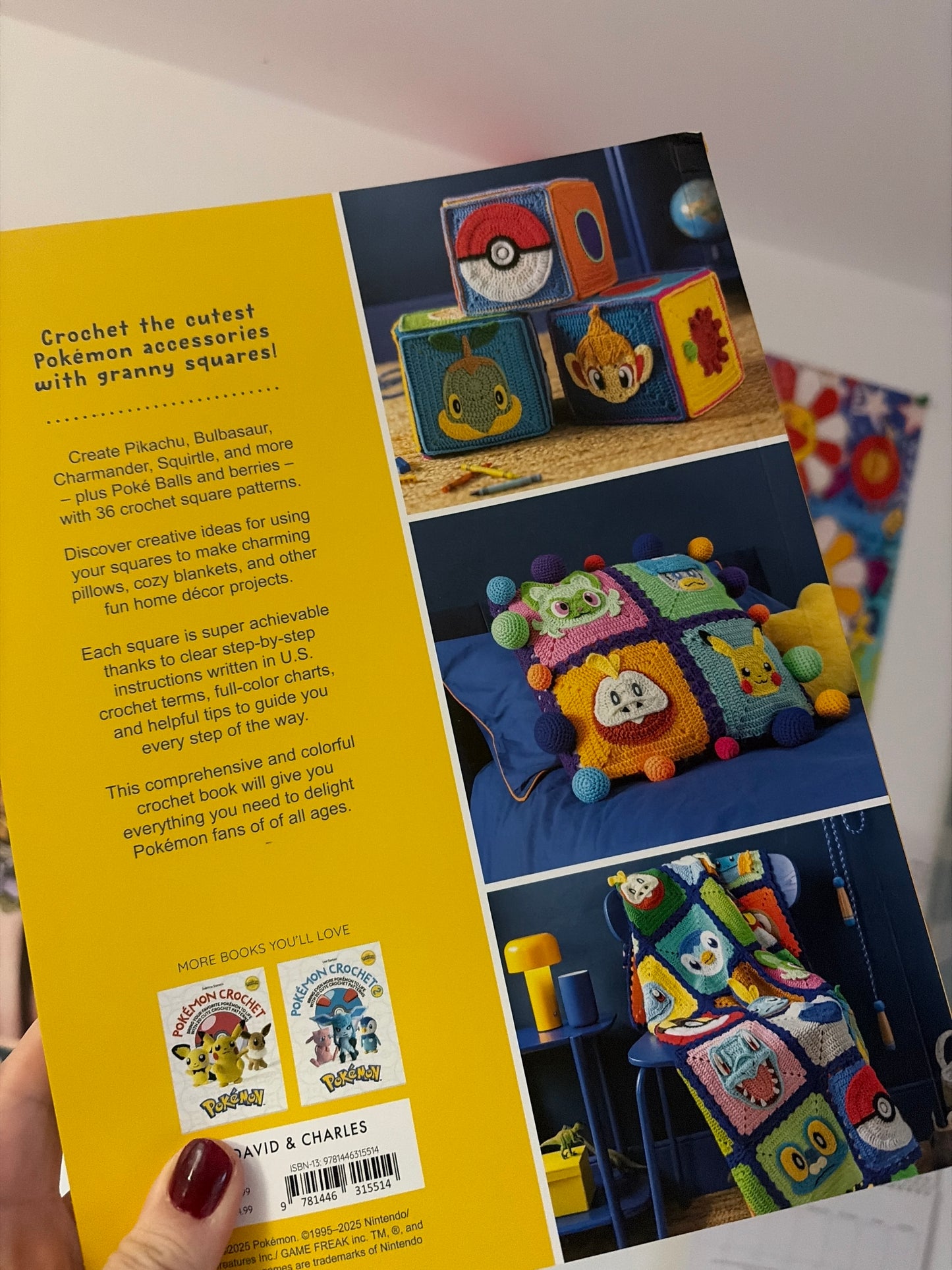 Pokemon Crochet Squares Book - Ira Rott