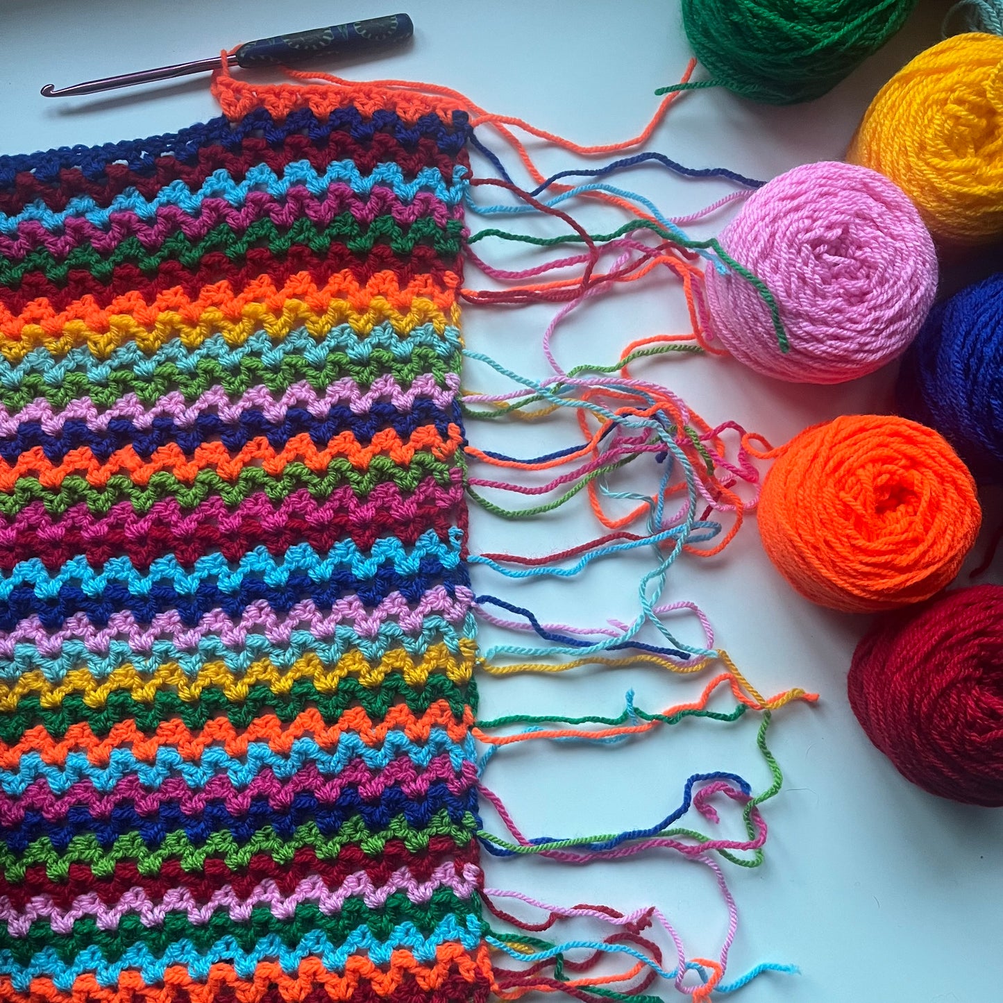 Be Brave Crochet Blanket Pattern UK Terms