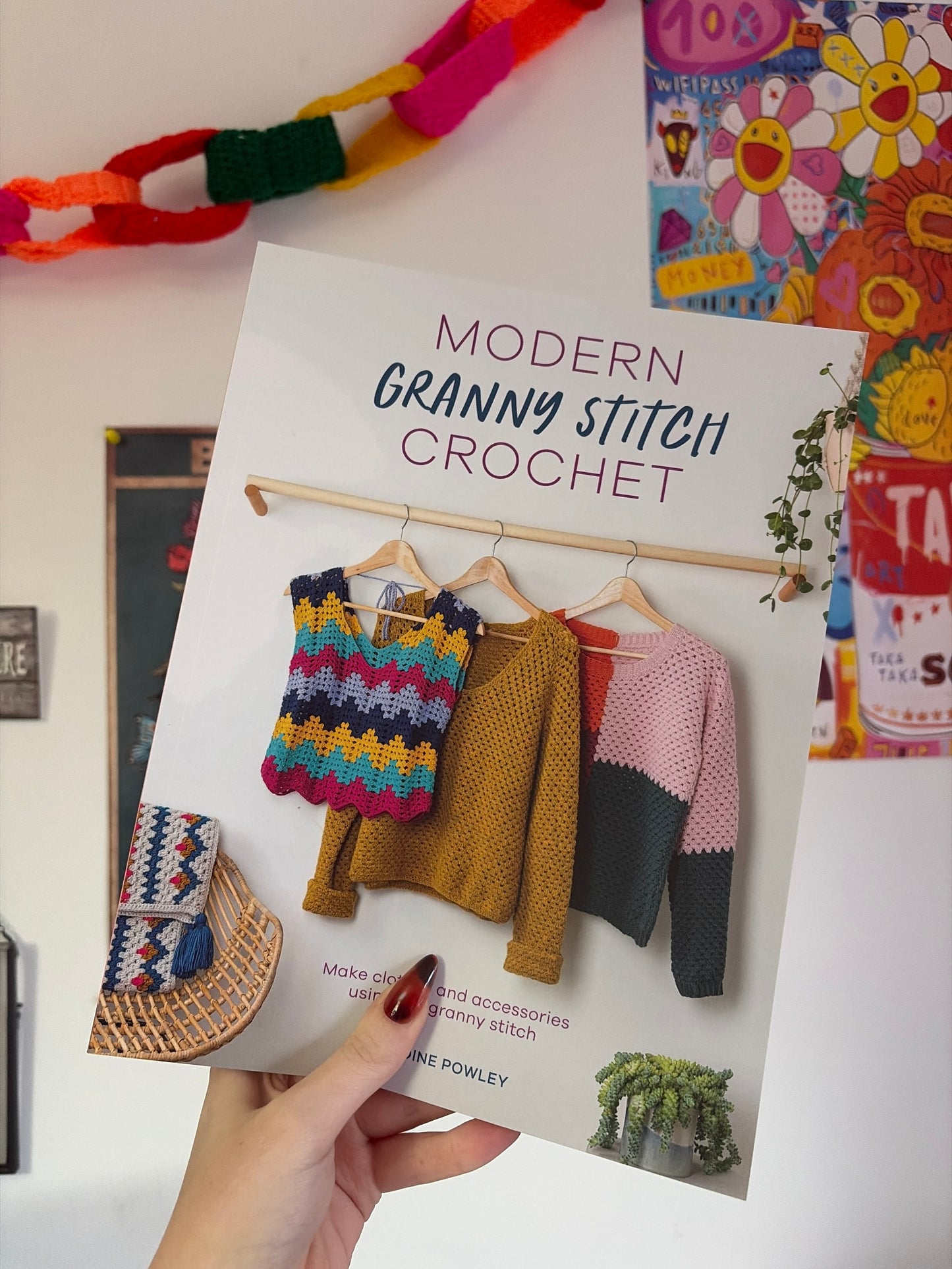 Modern granny stitch crochet