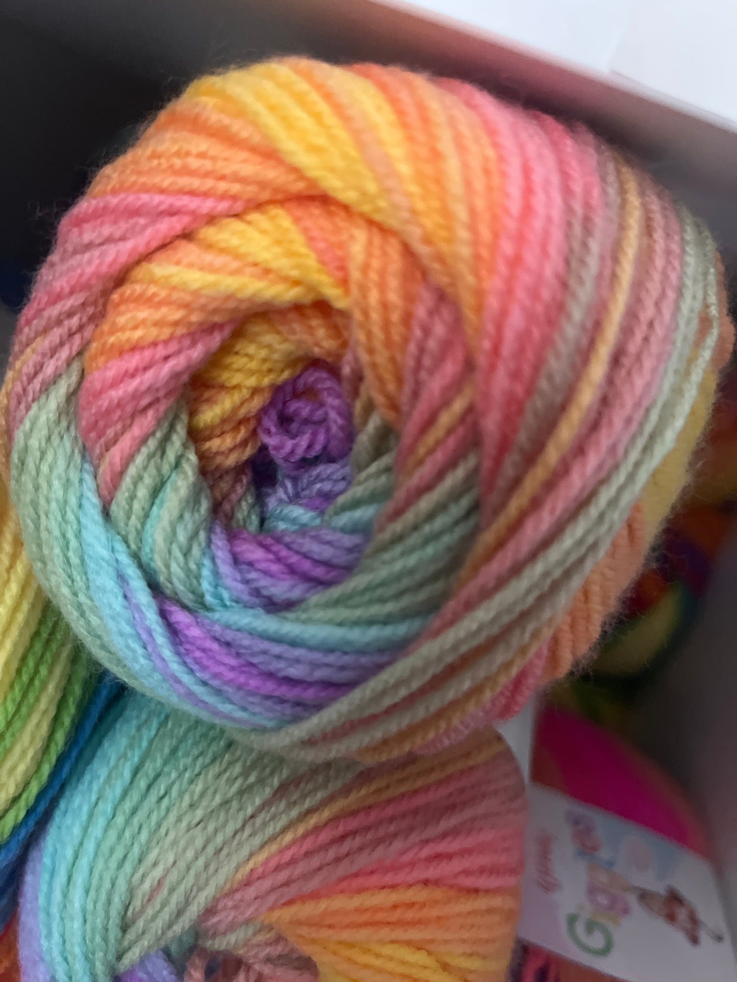Wendy Giggles DK Varigated yarn