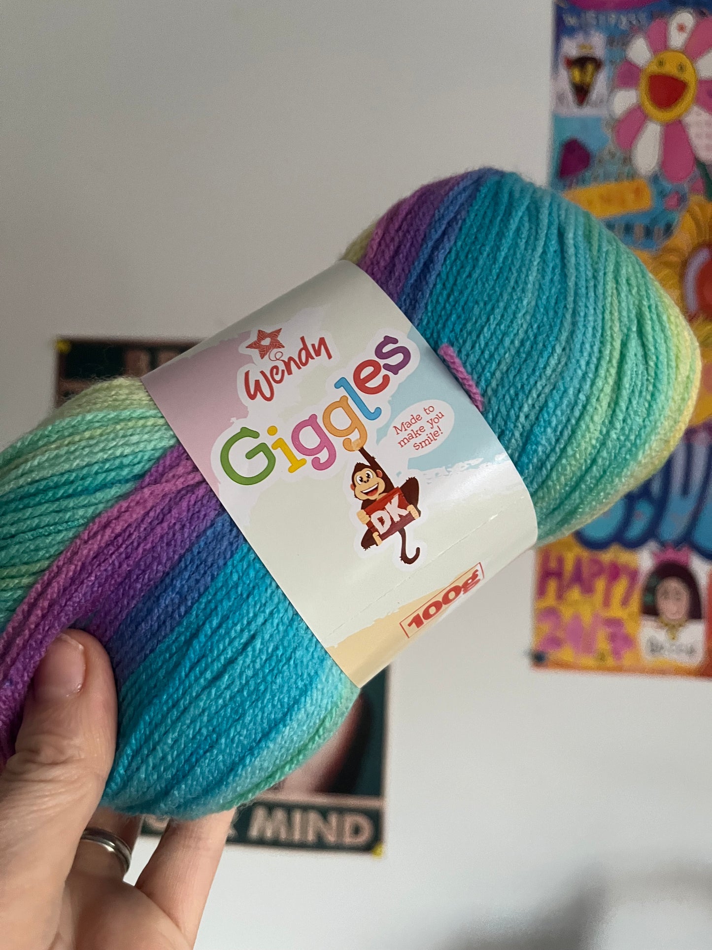 Wendy Giggles DK Varigated yarn