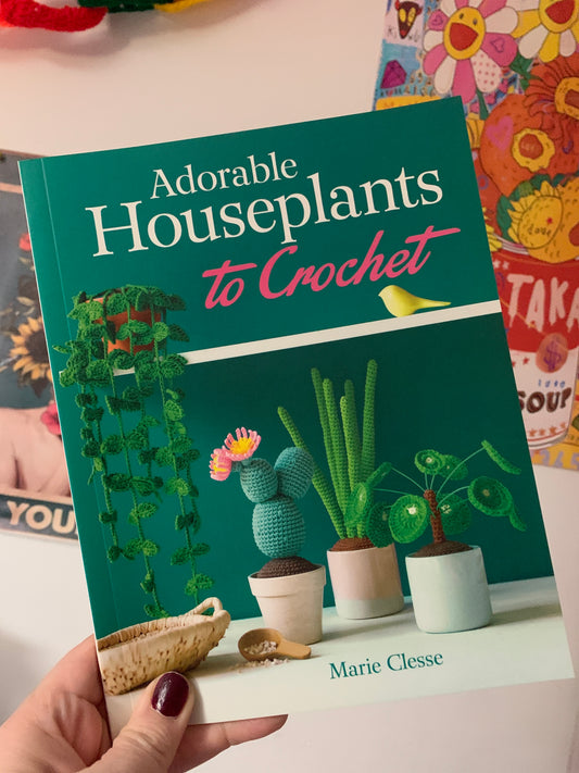 Adorable house plants to Crochet Book Marie Clesse