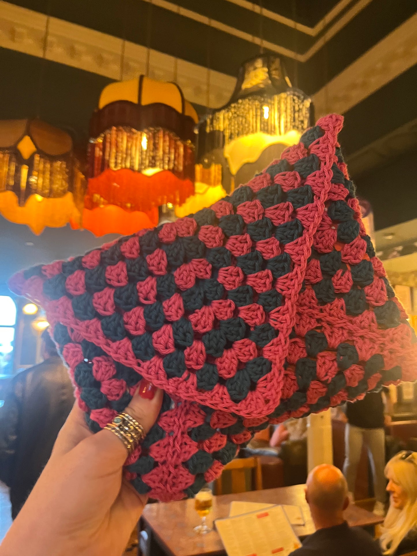 Crocheted Booksleve