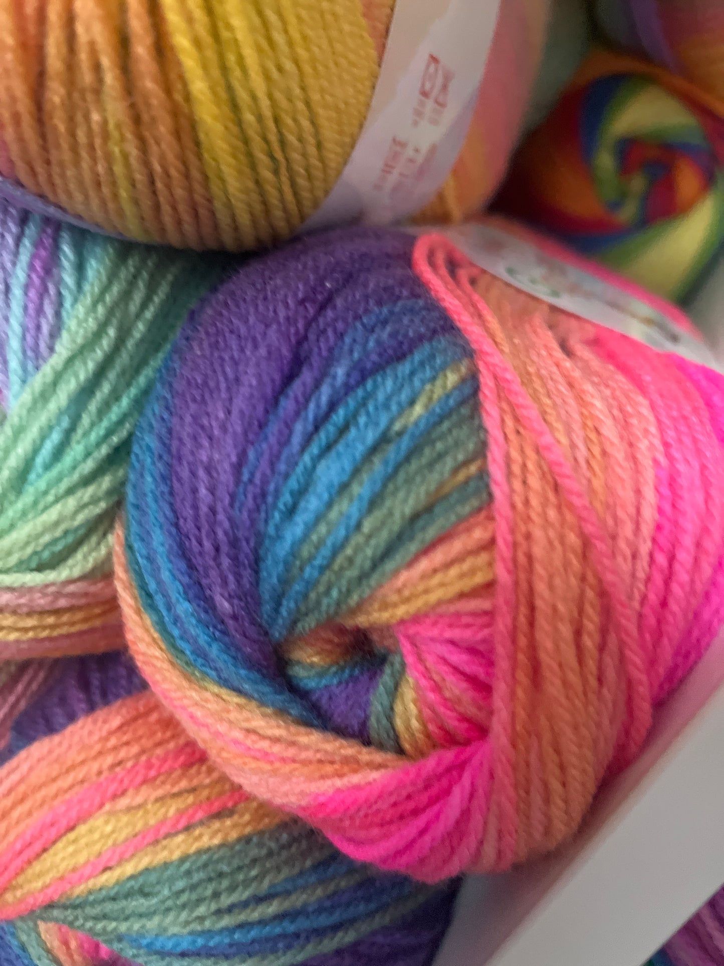 Wendy Giggles DK Varigated yarn