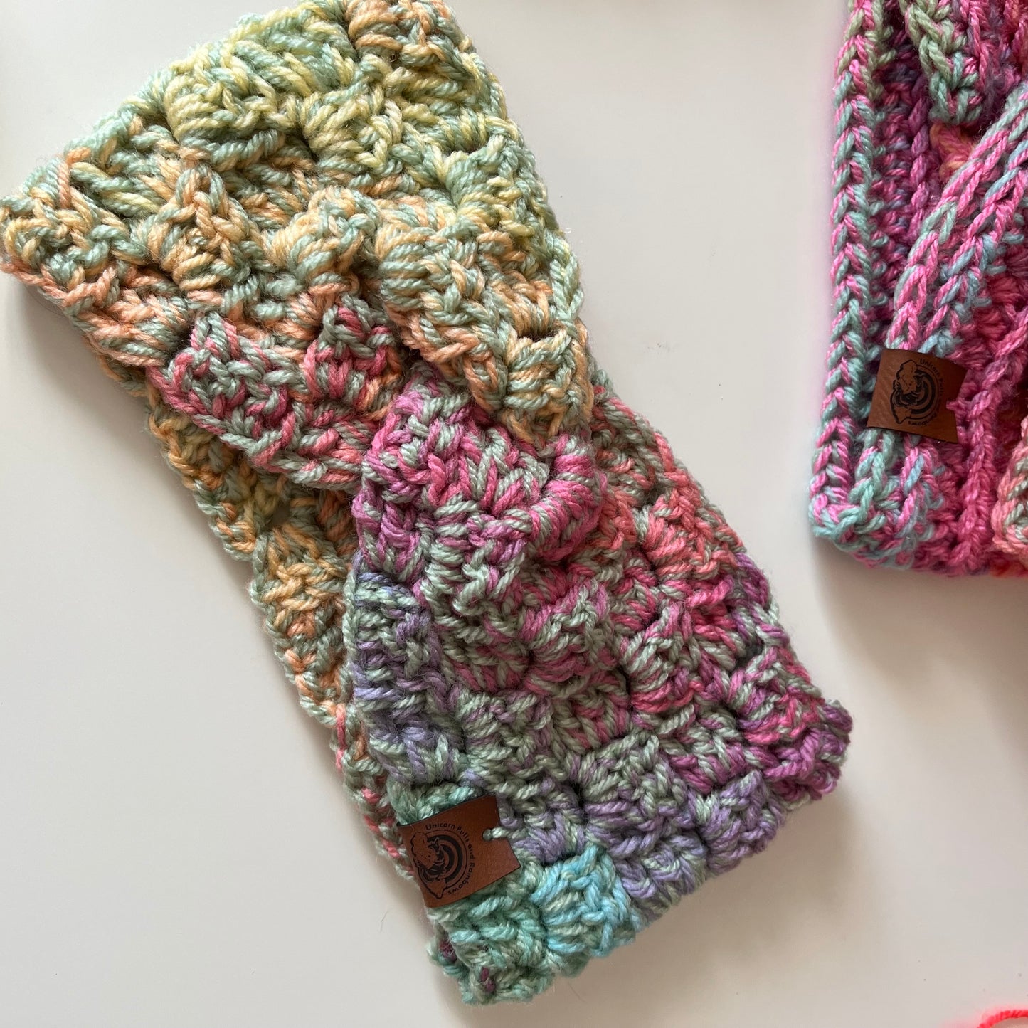 Crochet Doris Ear Warmer Pattern - Digital Download - UK Terms