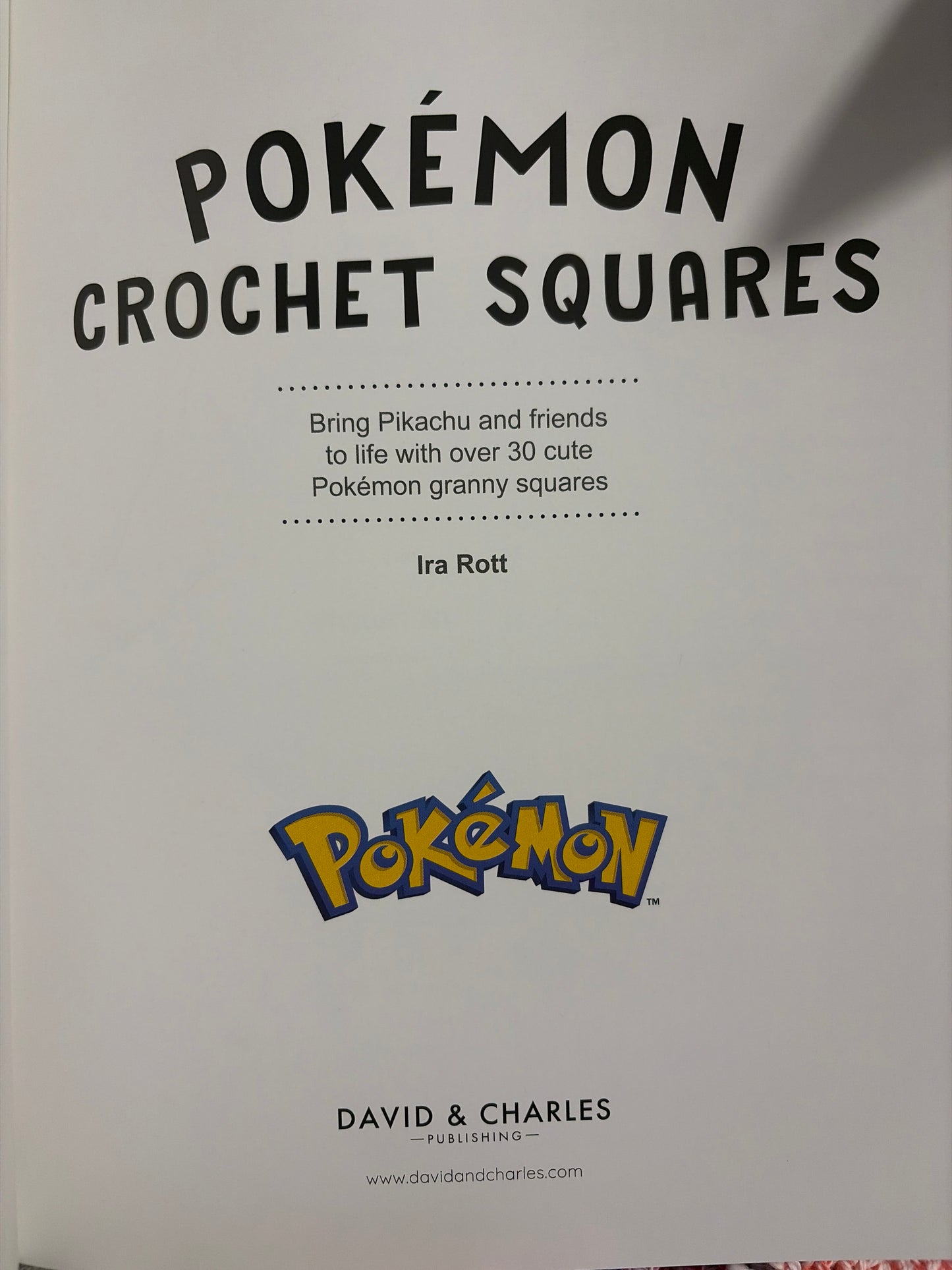 Pokemon Crochet Squares Book - Ira Rott