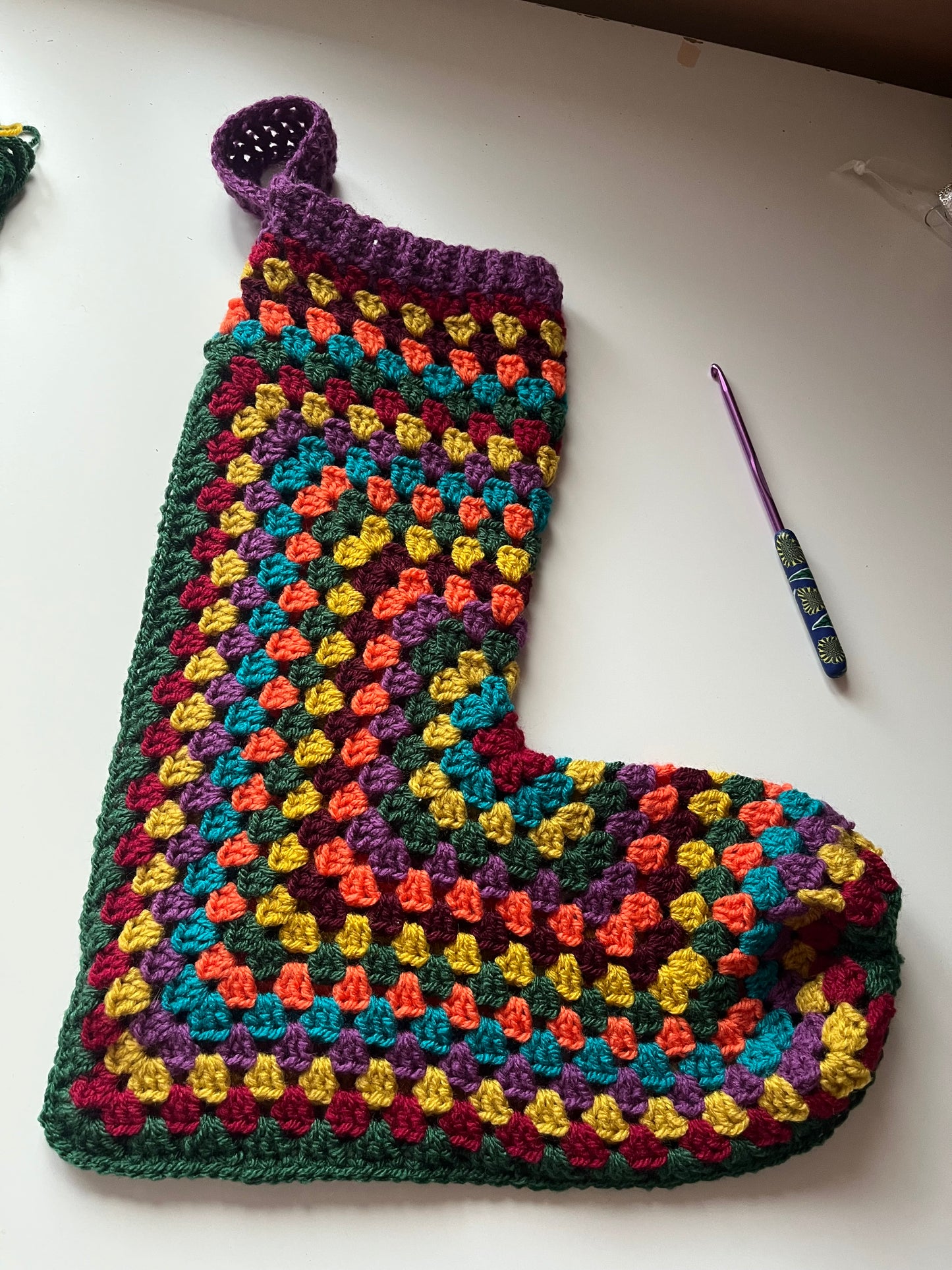 Christmas Stocking Pattern UK Terms
