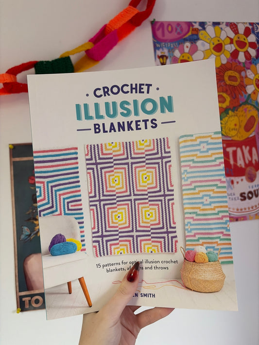 Crochet illusion blankets