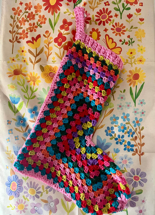 Christmas Stocking Pattern UK Terms
